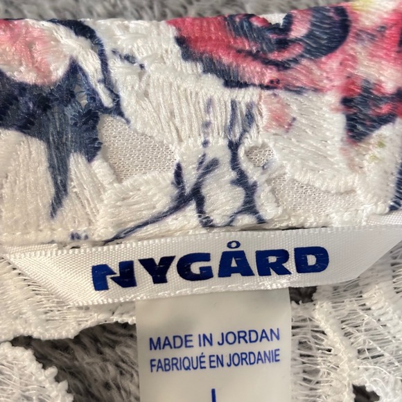 Vtg Peter Nygard Floral Long Blazer Jacket Large Deadstock Old Money Boho 19350 - Picture 8 of 11